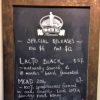 Two Metre Tall Farm Bar menu