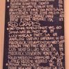 Sonny wine menu